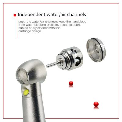 Τετραπλός αεροστρόβιλος ψεκασμού LED High Speed ​​Hand Piece