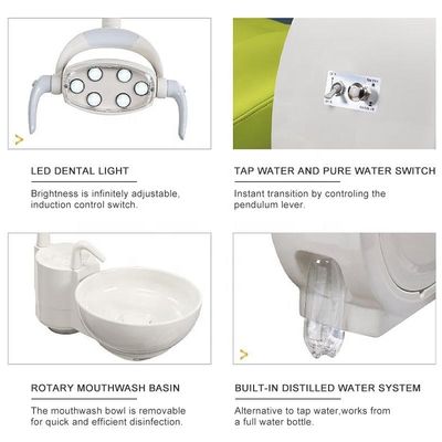Shadowless Durable Electrical Dental Chair , Πολυλειτουργικές Καρέκλες Στοματικής Χειρουργικής