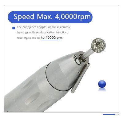 Ανθεκτικός ευθύς κώνος Handpiece, οδοντική οπτική ίνα μύτης Handpiece ανοξείδωτου