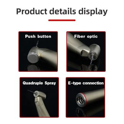 Κόκκινη πρακτική οπτική ίνα μονάδων Handpiece δαχτυλιδιών χειρουργική οδοντική