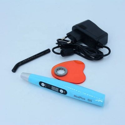 Φορητό DC 5V 1A Dental Curing Light Πολύχρωμο Μήκος κύματος 385-515nm