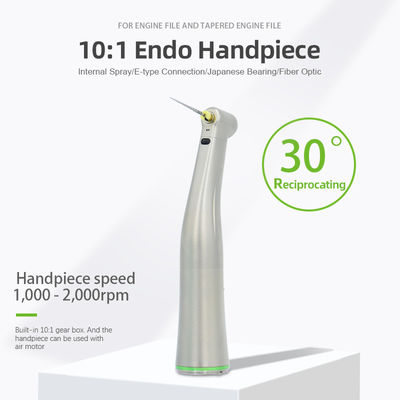 Αργόστροφη ενάντια γωνία Handpiece 10/1 Reciprocation οδοντικό Endodontic Handpiece