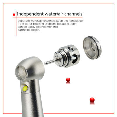 E - Γεννητριών οδοντική Handpiece μονάδας οδηγήσεων υψηλή ταχύτητα Handpiece αεροστροβίλων οδοντική