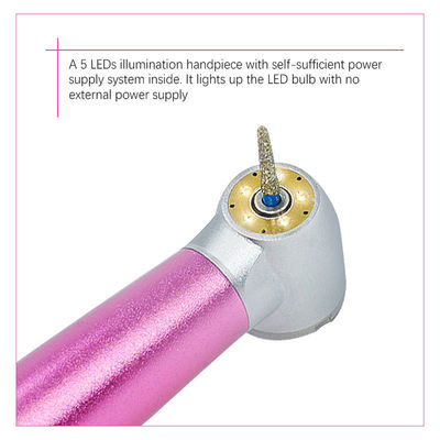5 οδοντική υψηλή ταχύτητα Handpiece ψεκασμού νερού με το ελαφρύ κεραμικό ρουλεμάν πέντε οδηγήσεων