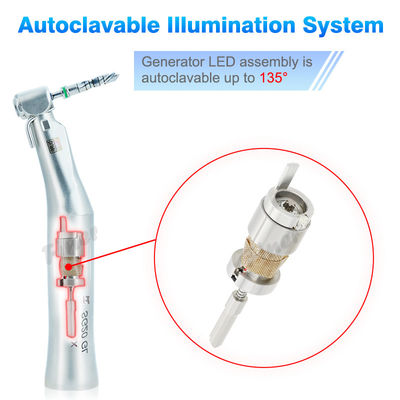 2000rpm οδοντικό μόσχευμα Handpiece φως των 20/1 ενάντιων ενσωματωμένο γωνία οδηγήσεων γεννητριών