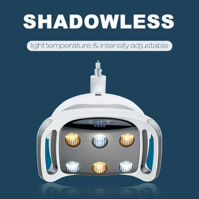 Το οδοντικό φως εδρών Shadowless οδήγησε τη χειρουργική ελαφριά διπλή θερμοκρασία χρώματος μοσχευμάτων