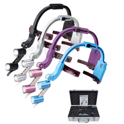 Headband διευθετήσιμος οδοντικός οδηγημένος προβολέας διοφθαλμικό Loupes 2.5x 3.5x