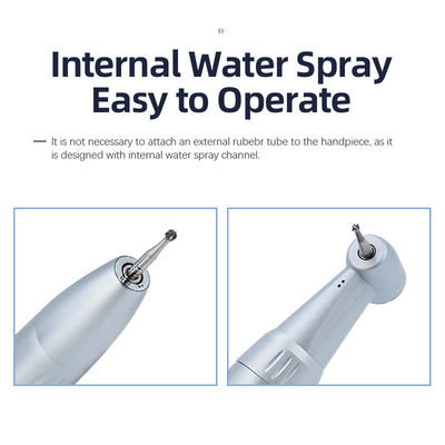 25000rpm Οδοντιατρικό Handpiece Set Εσωτερικό νερό σπρέι Αεροκινητήρα Contra Angle ευθεία